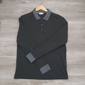 Mens long sleeve moncler polo shirt